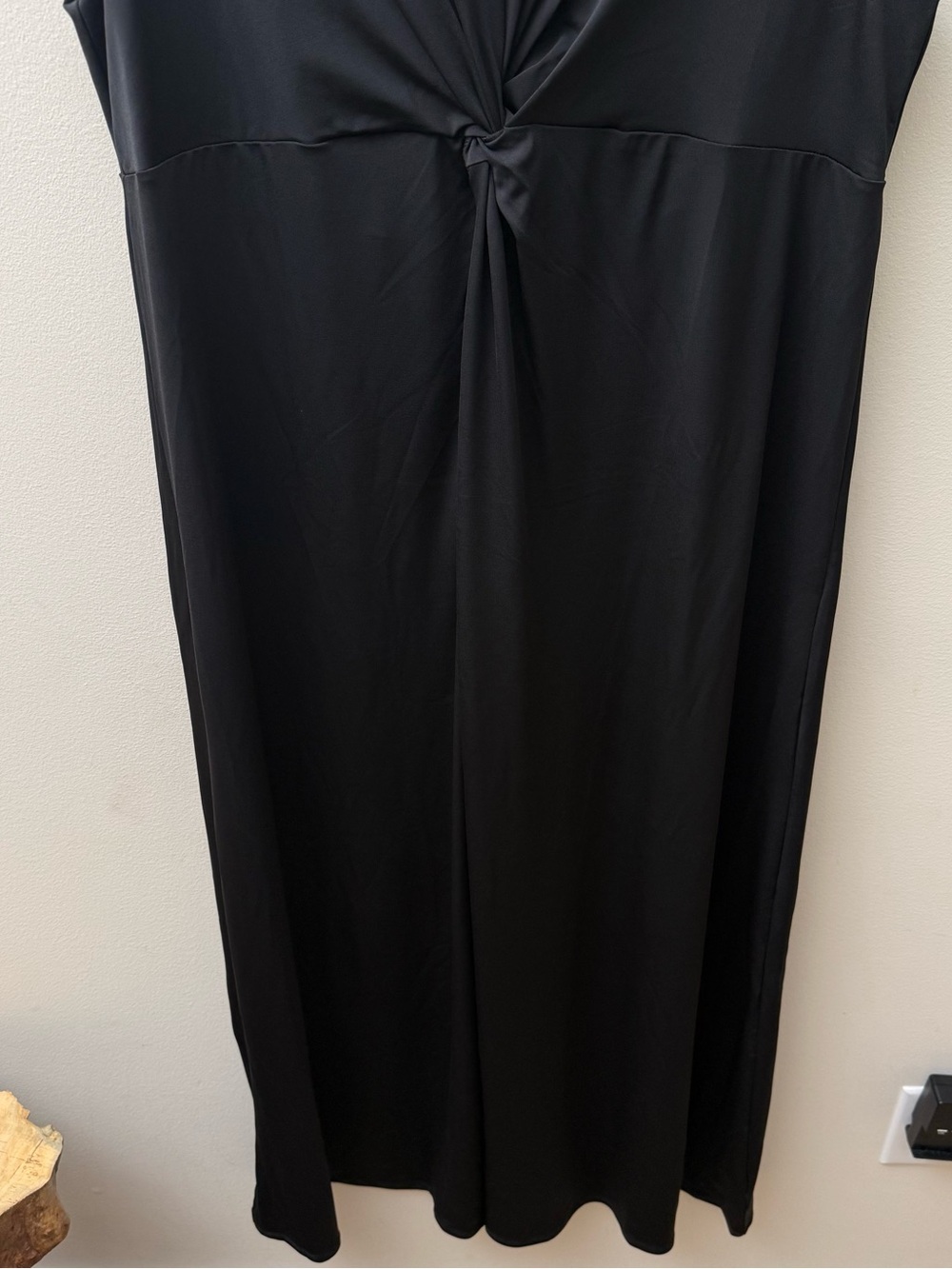 Old Navy Black Maxi Dress with Front Twist - Picture 3 of 7